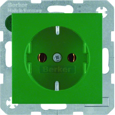 B. SQUARE Grüne SCHUKO-Steckdose