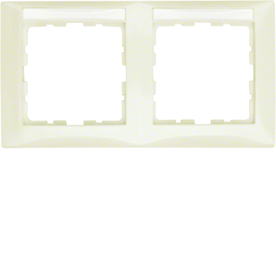 B. SQUARE Horizontal 2-fold frame with cream gloss description field