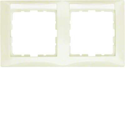 B. SQUARE Horizontal 2-fold frame with cream gloss description field