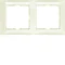 B. SQUARE Horizontal 2-fold frame with cream gloss description field