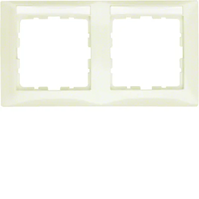 B. SQUARE Horizontal 2-fold frame with cream gloss description field