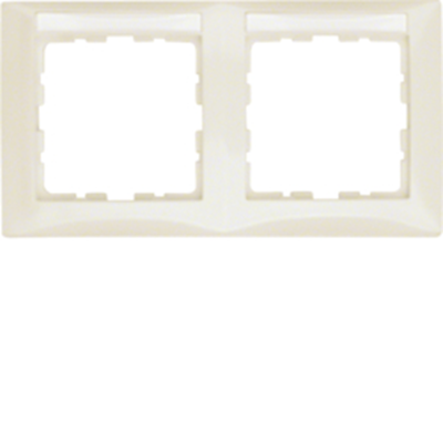 B. SQUARE Horizontal 2-fold frame with cream gloss description field