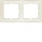 B. SQUARE Horizontal 2-fold frame with cream gloss description field