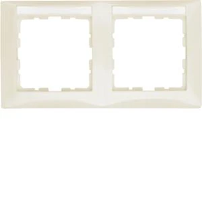 B. SQUARE Horizontal 2-fold frame with cream gloss description field