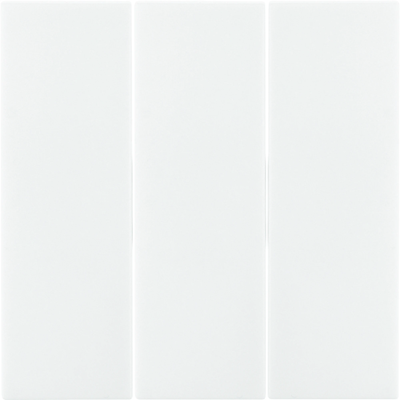B. Square Keys for a 3-key switch, white