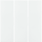B. Square Keys for a 3-key switch, white