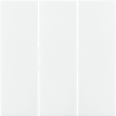 B. Square Keys for a 3-key switch, white