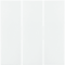 B. Square Keys for a 3-key switch, white