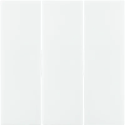 B. Square Keys for a 3-key switch, white