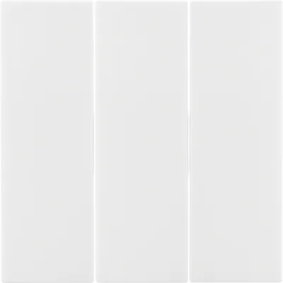 B. Square Keys for a 3-key switch, white