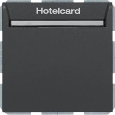 B. SQUARE Relay switch for hotel card anthracite matte