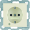 B. SQUARE SCHUKO socket with control diode and cream description field