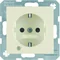B. SQUARE SCHUKO socket with control diode and cream description field