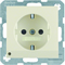 B. SQUARE SCHUKO socket with cream LED orientation illumination