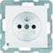 B. SQUARE Socket with grounding and white LED orientation lighting