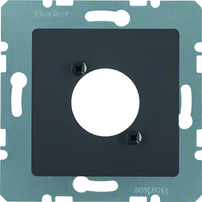 B.1/B.3/B.7 Center plate for round XLR connectors D-series anthracite