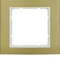 B.3 1 poste aluminium or/blanc cadre