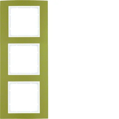 B.3 3-dílný hliníkový rám, zlato/bílá