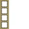 B.3 4-fach Alu-Gold/Anthrazit-Rahmen