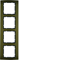B.3 4-gang aluminum frame brown/anthracite