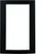 B.3 Black/white aluminum frame with large cut-out