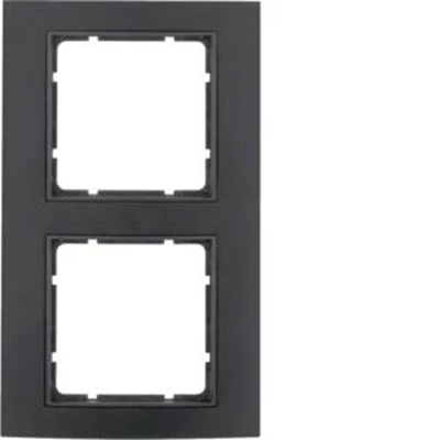 B.3 Cadre aluminium 2 postes noir/anthracite