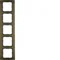 B.3 Cadre en aluminium 5 postes marron/anthracite