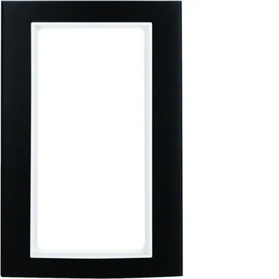 B.3 Cadre en aluminium noir/blanc avec grande découpe