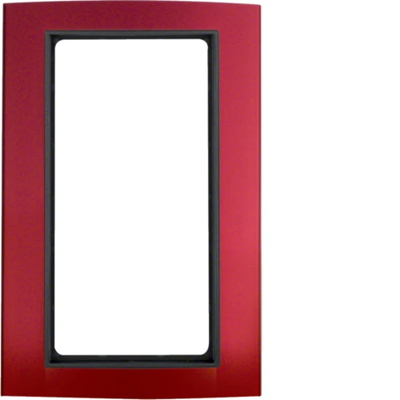 B.3 Cadre en aluminium rouge/anthracite avec grande découpe