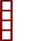 B.3 Cadre en aluminium rouge/blanc 4 groupes