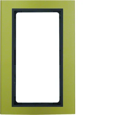 B.3 Cornice con grande ritaglio in alluminio, oro/antracite