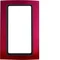 B.3 Cornice con grande ritaglio in alluminio, rosso/antracite