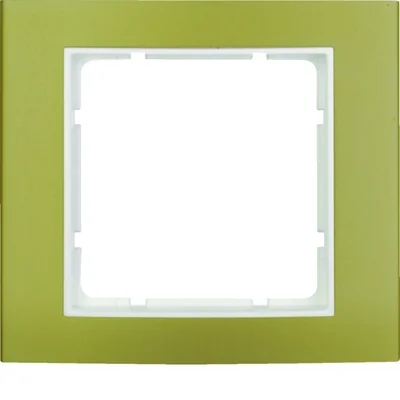 B.3 Cornice in alluminio a 1 posto, oro/bianco
