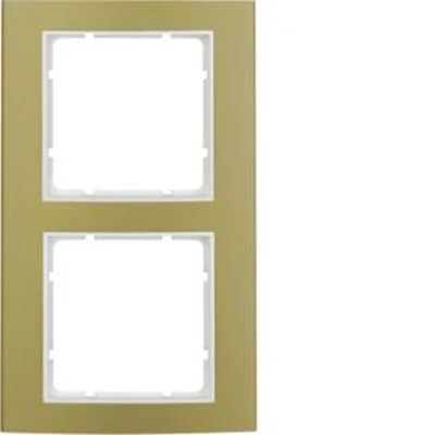 B.3 Double aluminum frame, gold/white