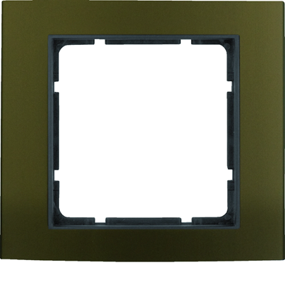 B.3 Frame 1-gang aluminum brown/anthracite