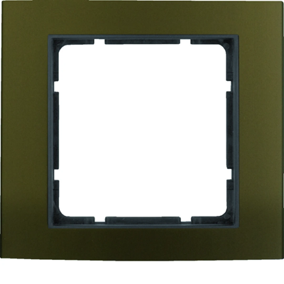 B.3 Frame 1-gang aluminum brown/anthracite