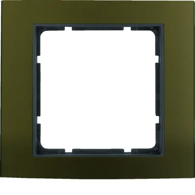 B.3 Frame 1-gang aluminum brown/anthracite