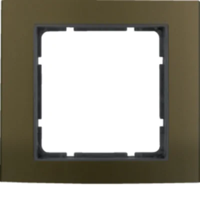 B.3 Frame 1-gang aluminum brown/anthracite