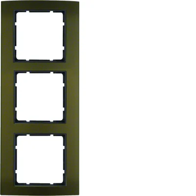 B.3 Ramka 3-krotna aluminium brązowa/antracyt