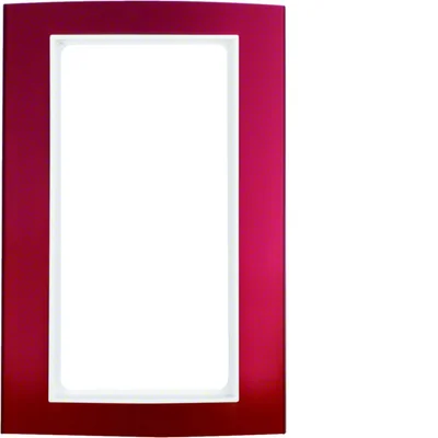 B.3 Red/white aluminum frame with a large cut-out