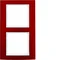 B.3 Rot/weißer 2-fach-Aluminiumrahmen