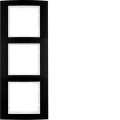 B.3 Triple aluminum black/white frame