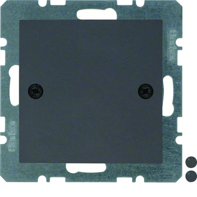 B.3/B.7 Embout avec élément central et fixation par vis anthracite