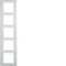 B.7 cadre aluminium 5 volets/tapis blanc