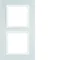 B.7 Cadre double aluminium/tapis blanc
