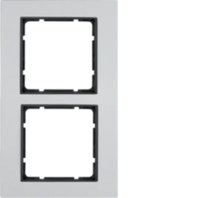 B.7 Cadre double aluminium/tapis blanc