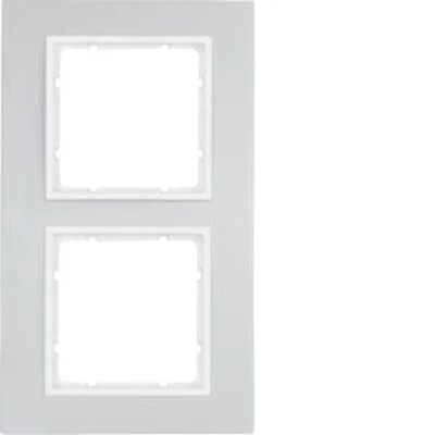 B.7 Cadre double aluminium/tapis blanc