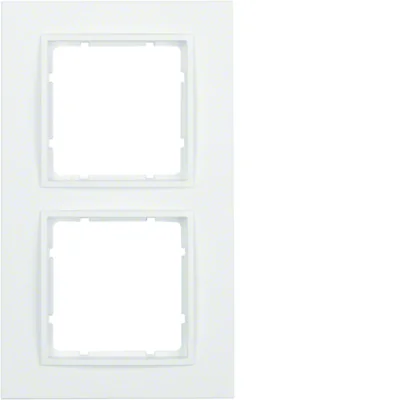 B.7 Cadre double, blanc mat