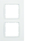B.7 Cadre double, blanc mat