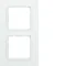 B.7 Cadre double, blanc mat